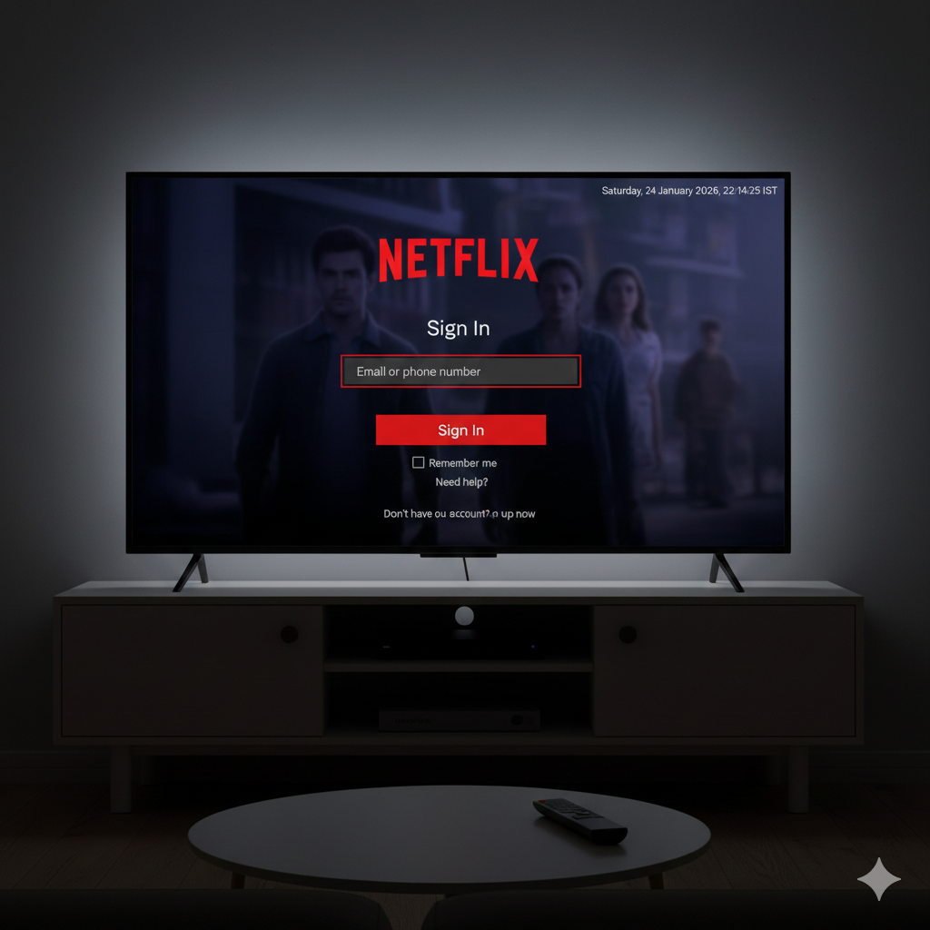Netflix Login Clone